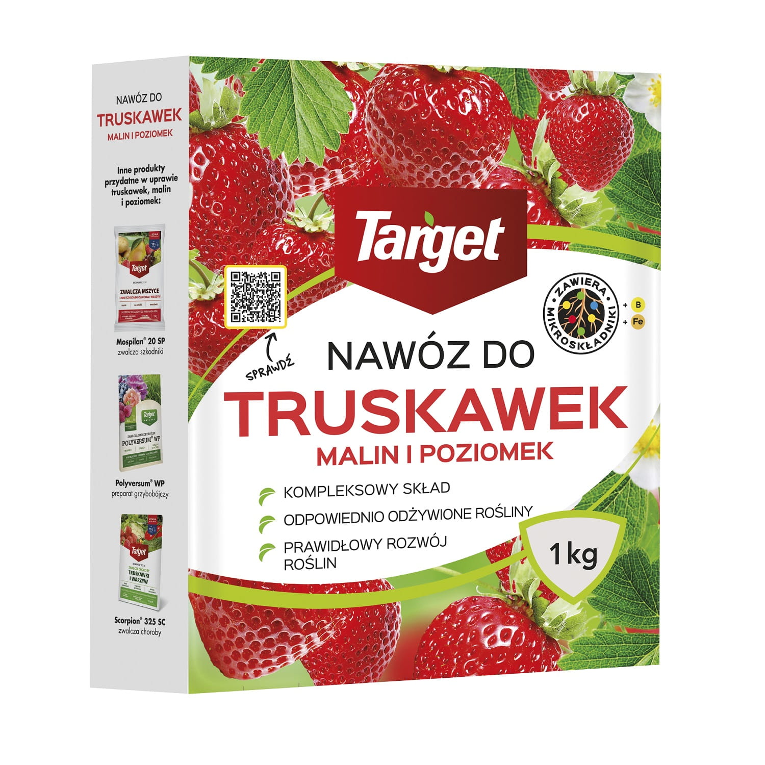 Nawóz Do Truskawek Malin i Poziomek z Mikroelementami 1 kg Target