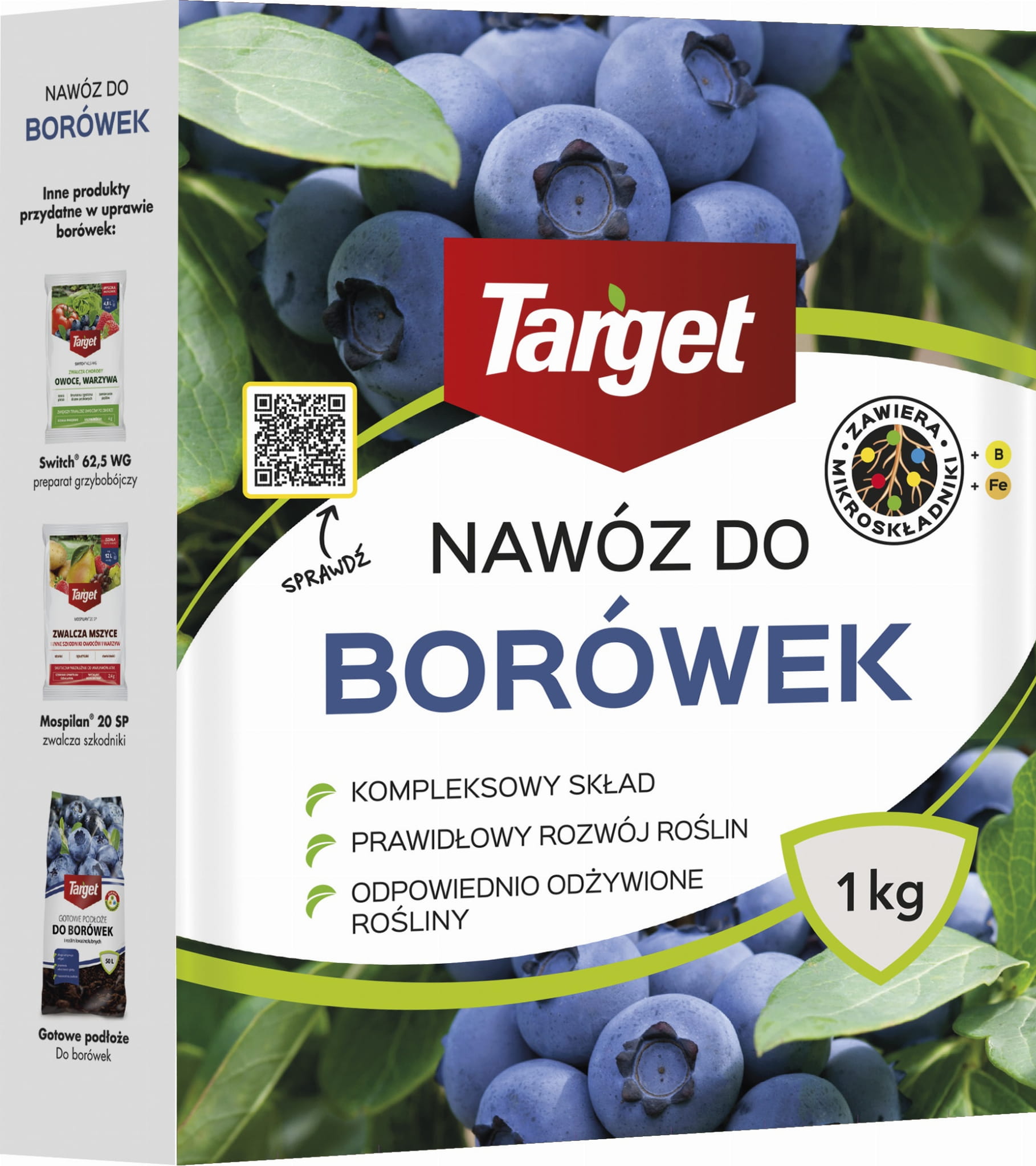 Nawóz Do Borówek z Mikroelementami 1 kg Target - obrazek 2