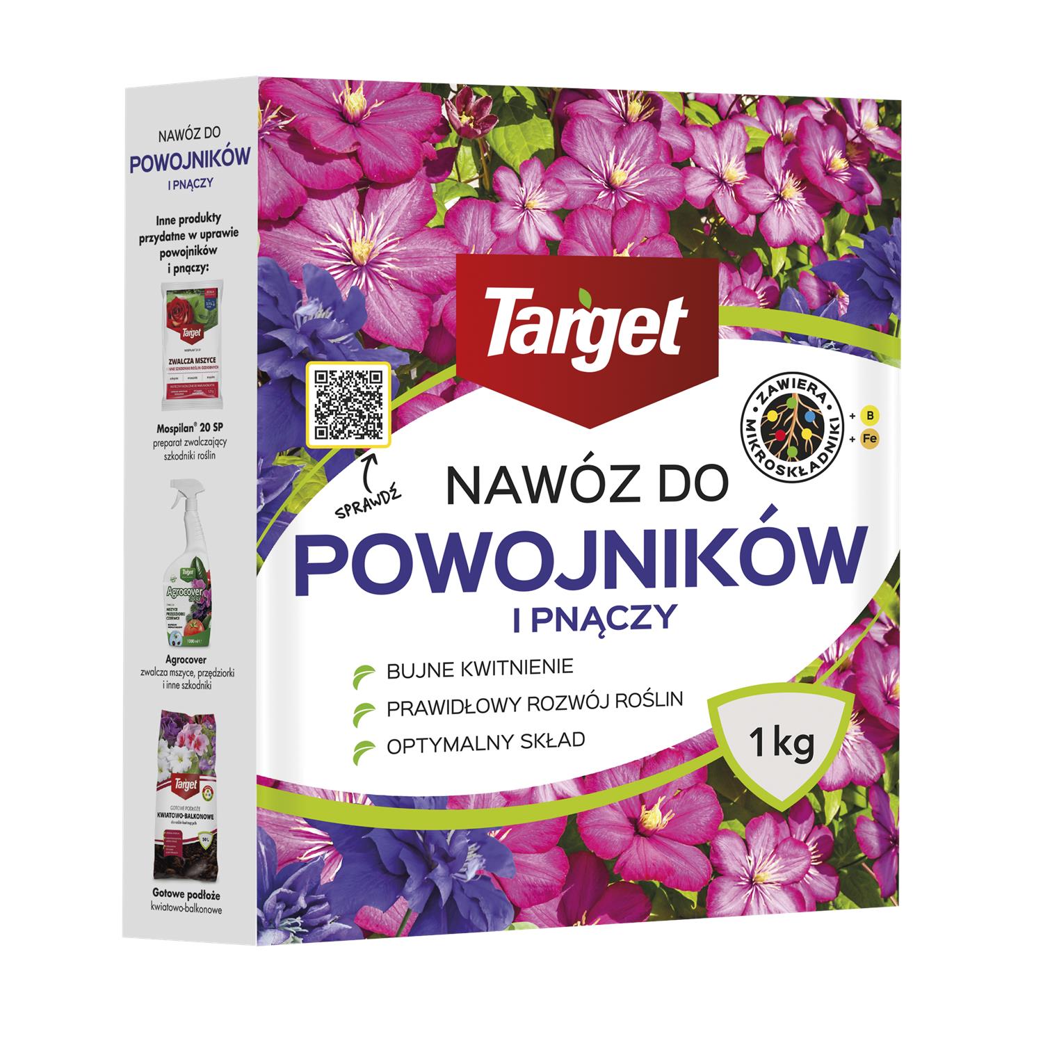 Nawóz Do Powojników z Mikroelementami 1 kg Target