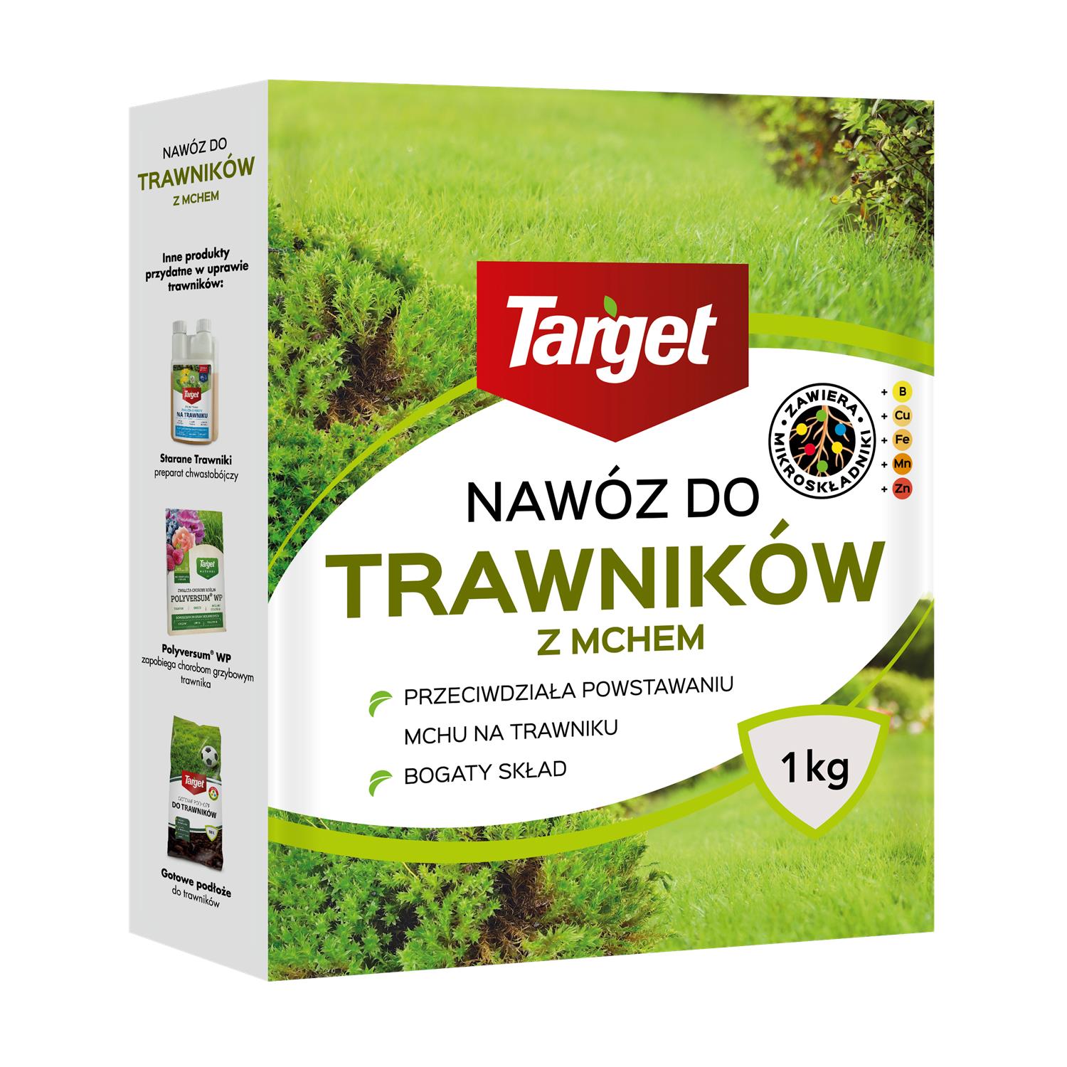 Nawóz Do Trawnika z Mchem 1 kg Target