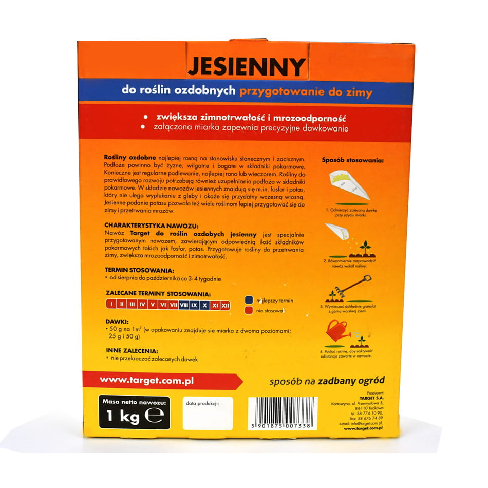Nawóz Do Rolin Ozdobnych Jesienny 1 kg Target - obrazek 4