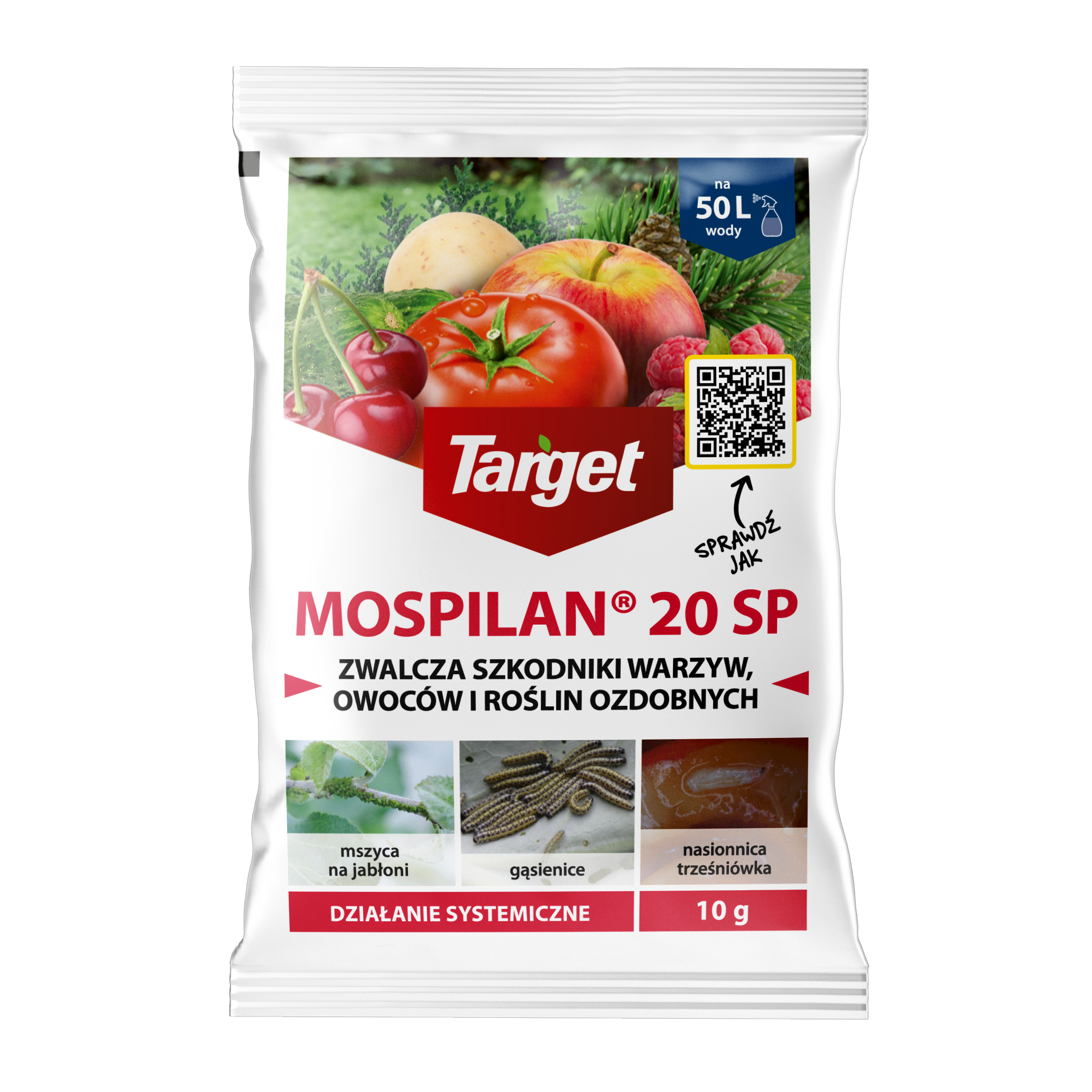 Mospilan 20 SP Zwalcza Szkodniki Rolin 10 g Target