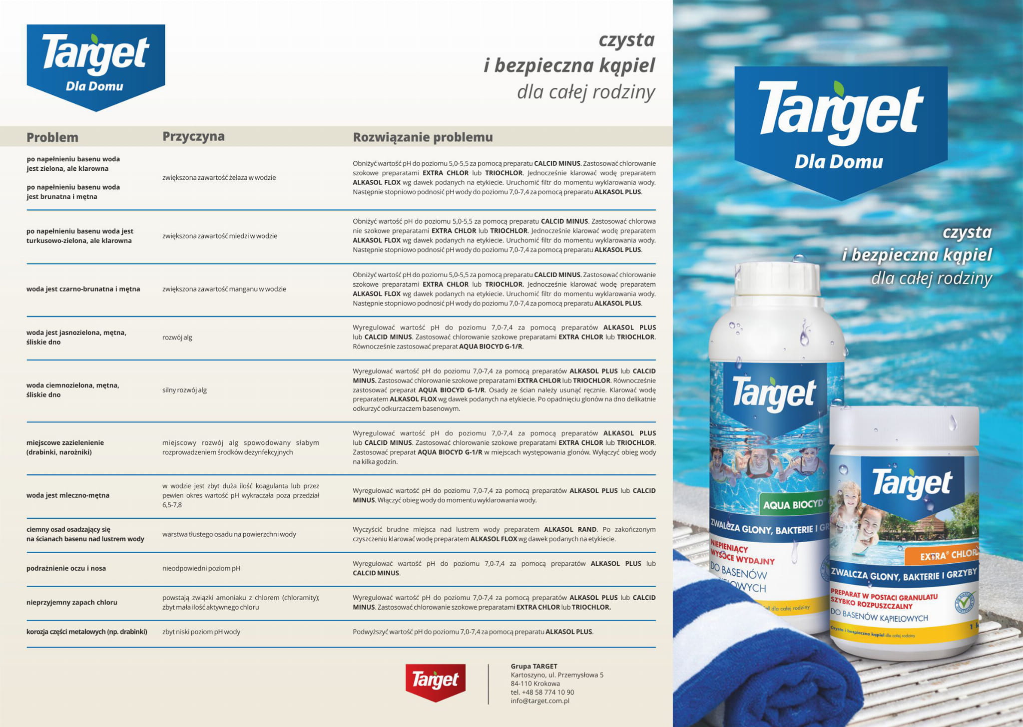 Alkasol Flox Klaruje Wodê Basenow¹ 1 l Target - obrazek 4