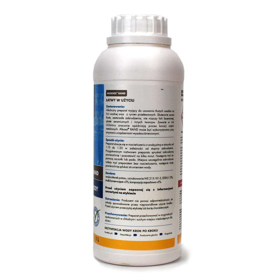 Alkasol Rand Usuwa Osad w Basenie 1 l Target - obrazek 2